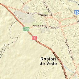 Roșiorii de Vede Street Map