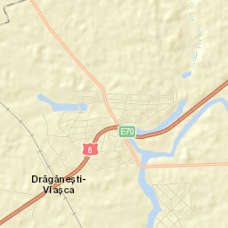 Drăgăneşti-Vlaşca Street Map