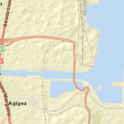 Agigea Street Map