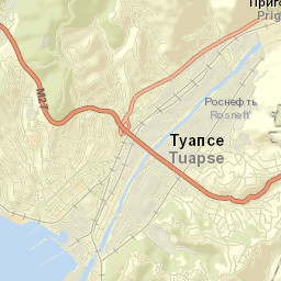 Tuapse Street Map