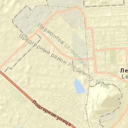 Lermontov Street Map