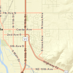 Payette Street Map