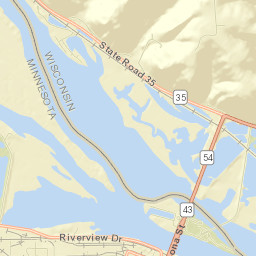 State Highway 43, Winona, MN 55987 Street Map