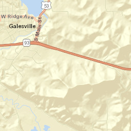 Galesville Street Map