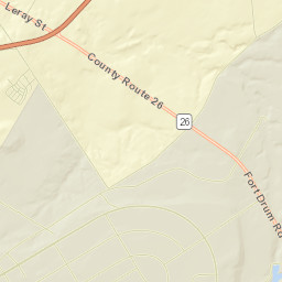 Fort Drum Street Map