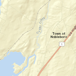 Nobleboro Street Map