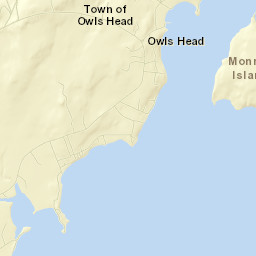 Owls Head Street Map