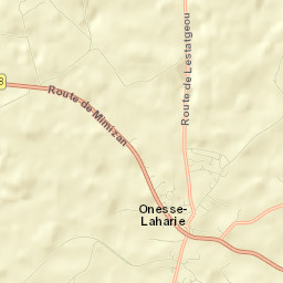 Onesse-Laharie Street Map