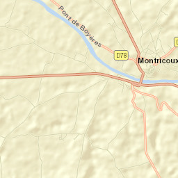Montricoux Street Map