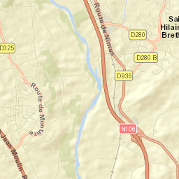 Saint-Hilaire-de-Brethmas Street Map