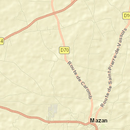 Mazan Street Map
