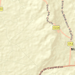 Mormoiron Street Map
