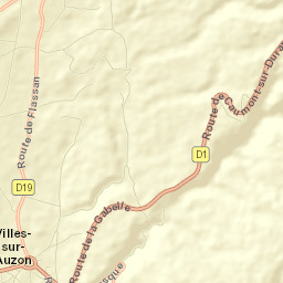Villes-sur-Auzon Street Map