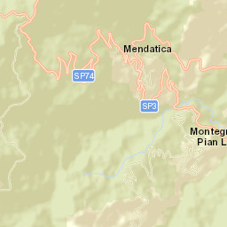 Mendatica Street Map