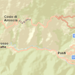 Cosio di Arroscia Street Map