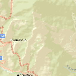 Pornassio Street Map