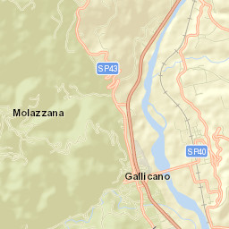 Molazzana Street Map
