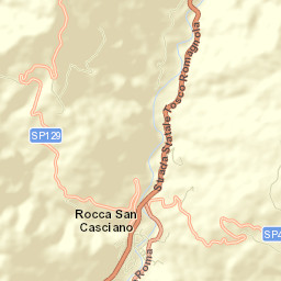 Rocca San Casciano Street Map