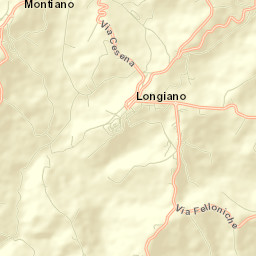 Longiano Street Map