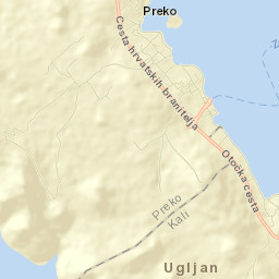 Preko Street Map