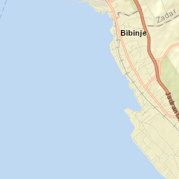 Bibinje Street Map