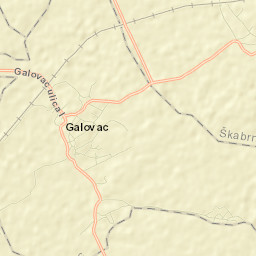 Galovac Street Map