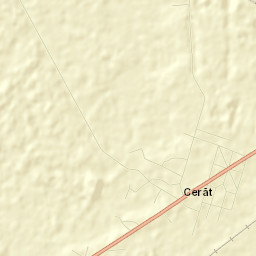 Comuna Cerãt Street Map