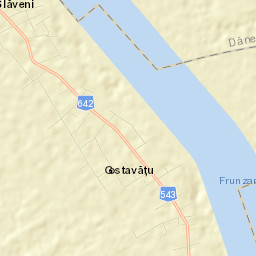 Comuna Gostavăţu Street Map