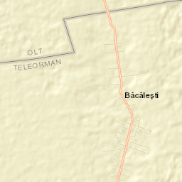 Băcălești Street Map