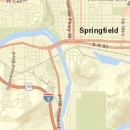 Springfield Street Map