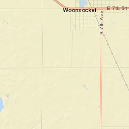 Woonsocket Street Map