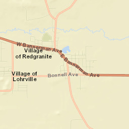 Redgranite Street Map