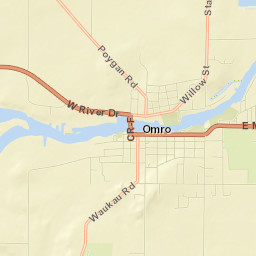 Omro Street Map