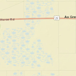 Arenac County Street Map