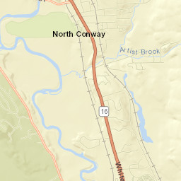 North Conway Street Map