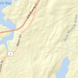 Damariscotta Street Map