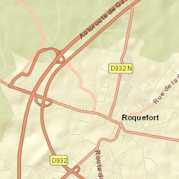 Roquefort Street Map