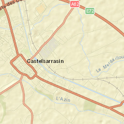 Castelsarrasin Street Map