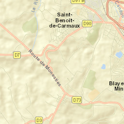 Saint-Benoît-de-Carmaux Street Map