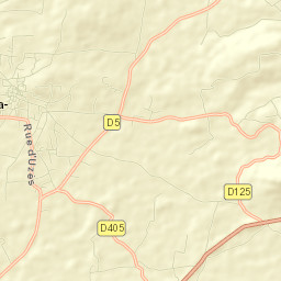 Saint-Quentin-la-Poterie Street Map