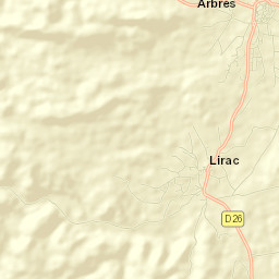 Saint-Laurent-des-Arbres Street Map