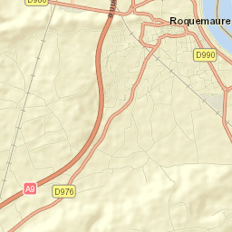 Roquemaure Street Map