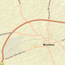 Monteux Street Map