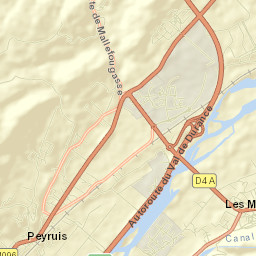 Peyruis Street Map