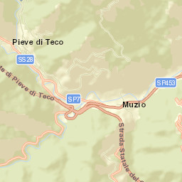 Pieve di Teco Street Map