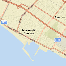Marina di Carrara Street Map