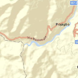 Piteglio Street Map