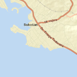 Sukošan Street Map