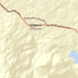 Glamoč Street Map