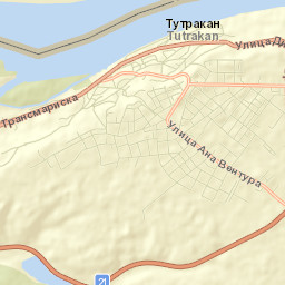 Tutrakan Street Map
